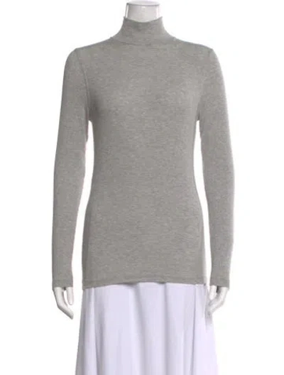 Pre-owned Frame Turtleneck Sweater In Gray