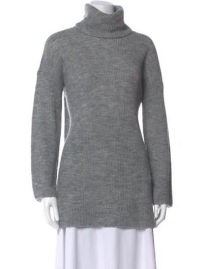 Pre-owned Frame Turtleneck Sweater In Gray