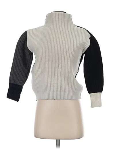 Pre-owned Frame Turtleneck Sweater In Gray