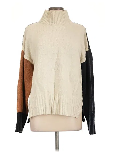 Pre-owned Frame Turtleneck Sweater In Tan