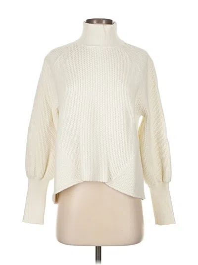 Pre-owned Frame Turtleneck Sweater In White