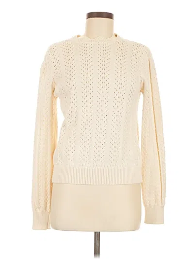 Pre-owned Frame Turtleneck Sweater In White