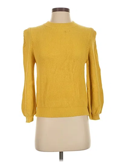 Pre-owned Frame Turtleneck Sweater In Yellow
