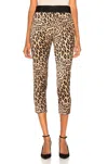 Frame Tuxedo Pant In Camel Multi In Brown