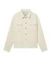 Frame Tweed Casual Jacket In Neutral