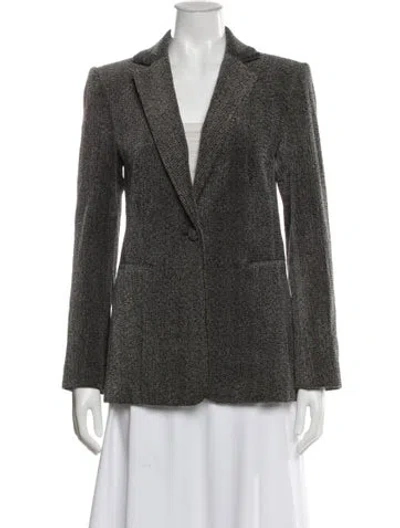 Pre-owned Frame Tweed Pattern Blazer In Multi