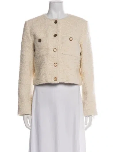 Pre-owned Frame Tweed Pattern Jacket In Multi
