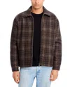 Frame Tweed Wool Trucker Jacket In Multi