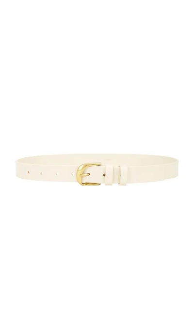 Frame Twist Buckle Belt In Bone