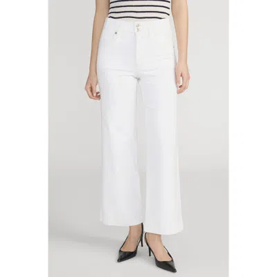 Frame Le Slim Palazzo Jeans In White