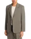 Frame Unlined Blazer In Green
