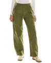 Frame Utility Barrel Leg Jean In Green