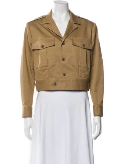 Pre-owned Frame Utility Jacket In Brown