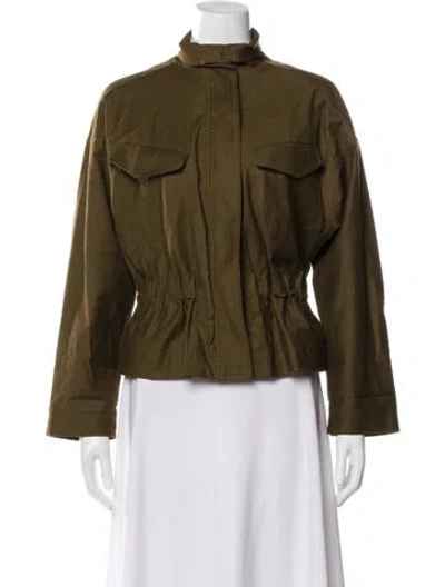 Pre-owned Frame Utility Jacket In Green
