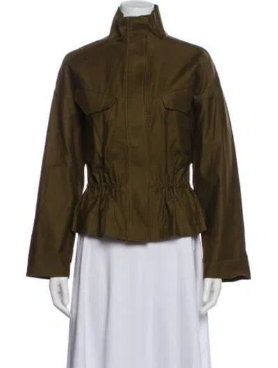 Pre-owned Frame Utility Jacket In Green
