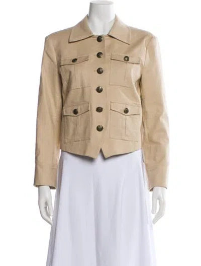 Pre-owned Frame Utility Jacket In Neutral