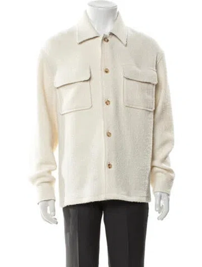 Pre-owned Frame Utility Jacket In Neutral