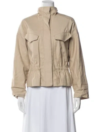 Pre-owned Frame Utility Jacket In Neutral