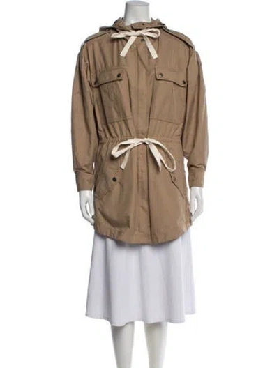Pre-owned Frame Utility Jacket In Neutral