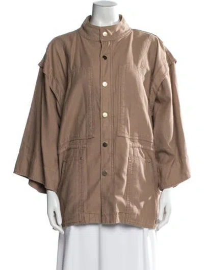 Pre-owned Frame Utility Jacket In Neutral