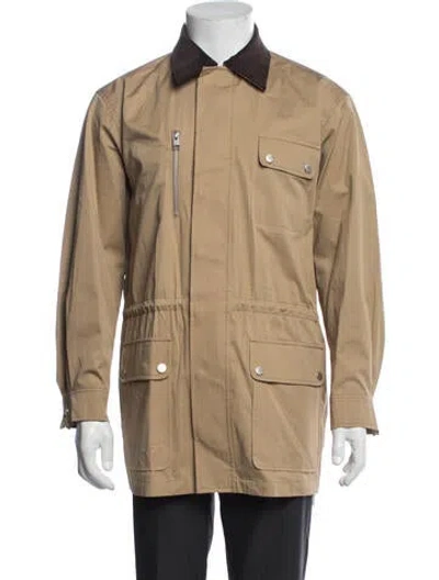 Pre-owned Frame Utility Jacket W/ Tags In Neutrals