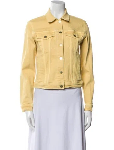 Pre-owned Frame Utility Jacket In Yellow