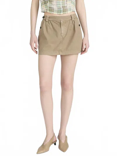 Frame Utility Skirt In Army In Green