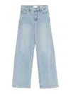 Frame Low Baggy Wide Leg Jeans In Organic Denim