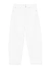 Frame Low Slung Barrel Jeans In Beis