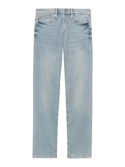 Frame Straight Leg Jeans In Dark Wash