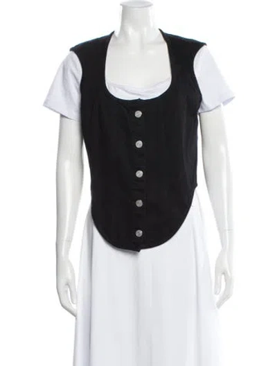 Pre-owned Frame Vest In Black