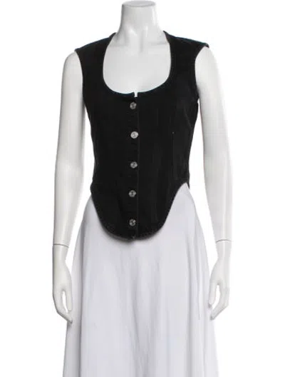 Pre-owned Frame Vest In Black