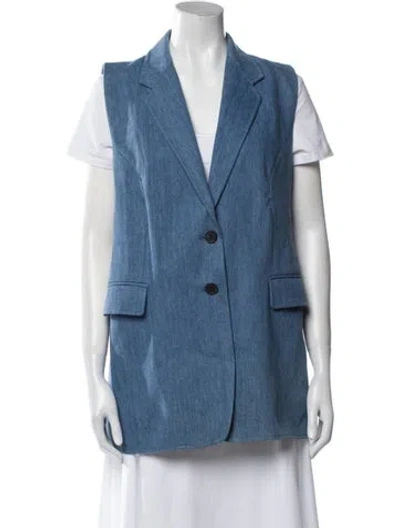 Pre-owned Frame Vest In Blue