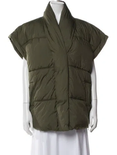 Pre-owned Frame Vest In Green