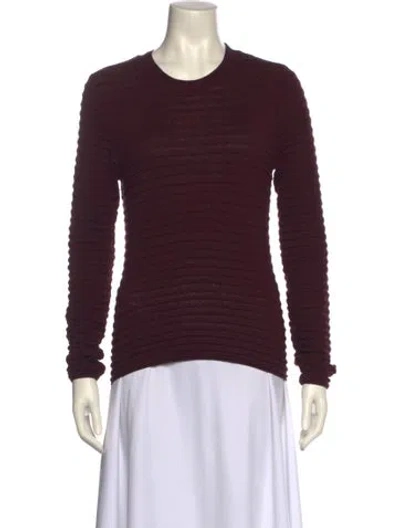 Pre-owned Frame Vintage Silk Top In Burgundy