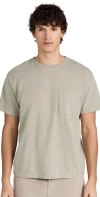 Frame Vintage Tee Vintage Smoke Beige In Beige Fabric