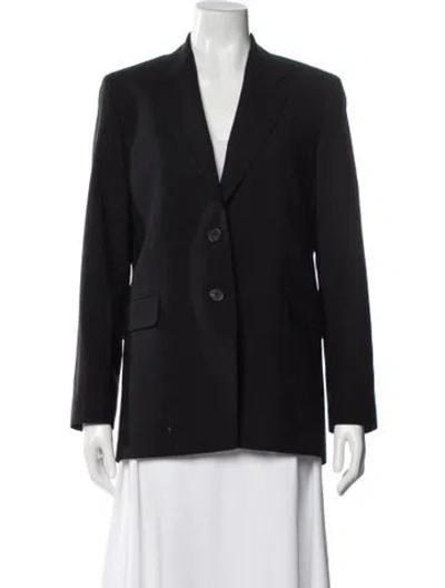 Pre-owned Frame Virgin Wool Blazer In Gray