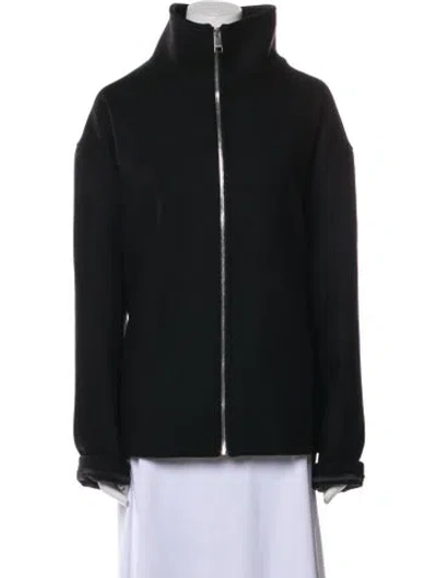 Pre-owned Frame Virgin Wool Jacket In Black
