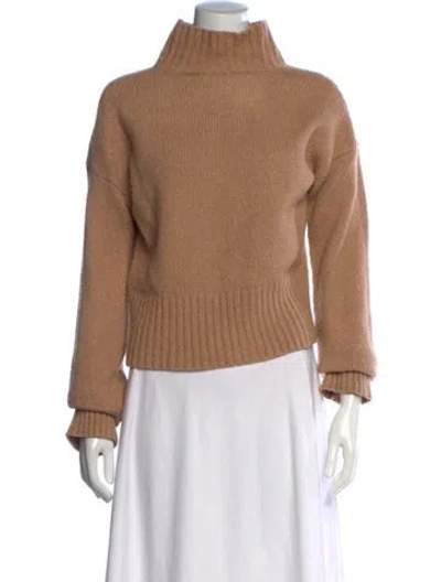 Pre-owned Frame Virgin Wool Turtleneck Sweater In Neutrals