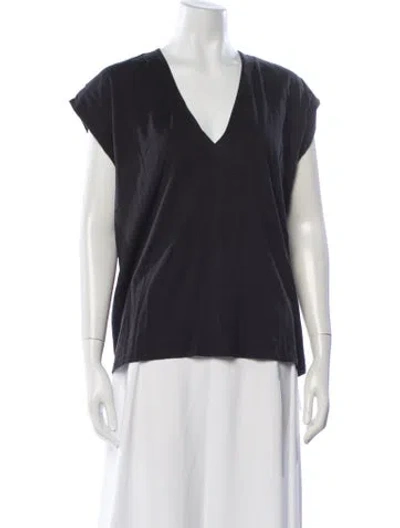 Pre-owned Frame V-neck Short Sleeve T-shirt