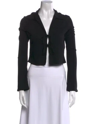 Pre-owned Frame V-neck Sweater In Black