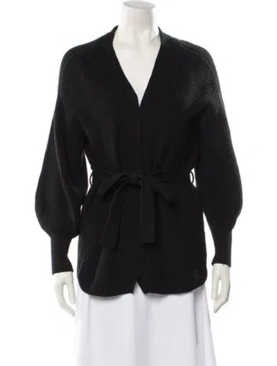 Pre-owned Frame V-neck Sweater In Black