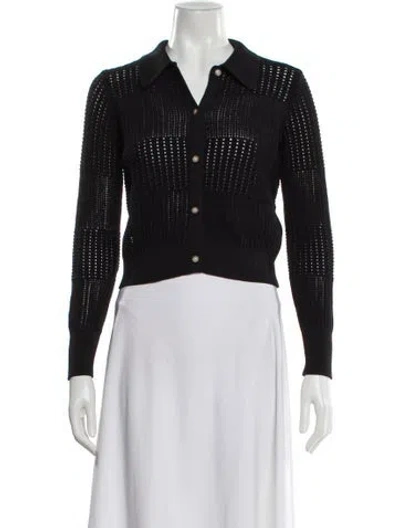 Pre-owned Frame V-neck Sweater In Black