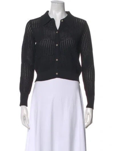 Pre-owned Frame V-neck Sweater In Blue