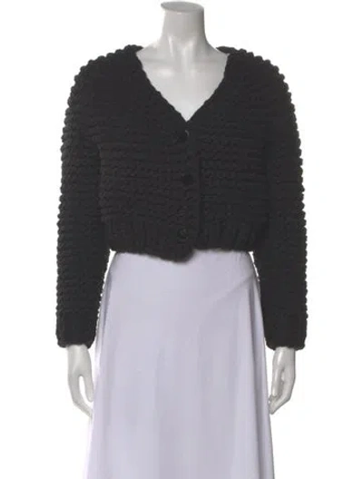 Pre-owned Frame V-neck Sweater In Gray