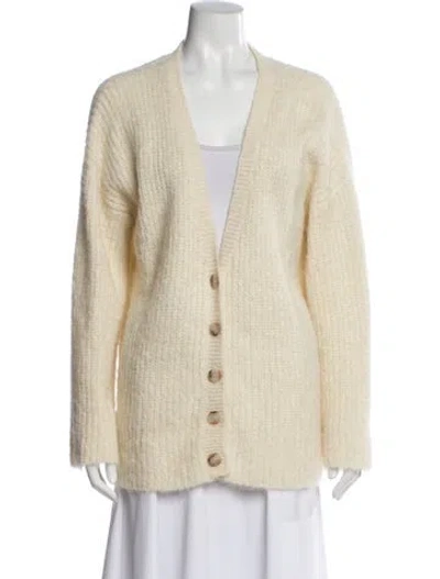 Pre-owned Frame V-neck Sweater In Neutral