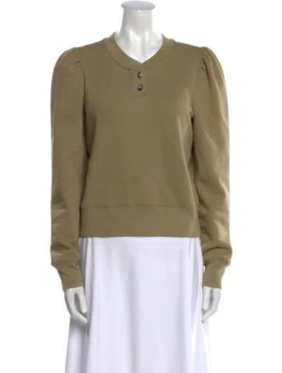 Pre-owned Frame V-neck Sweater In Neutral