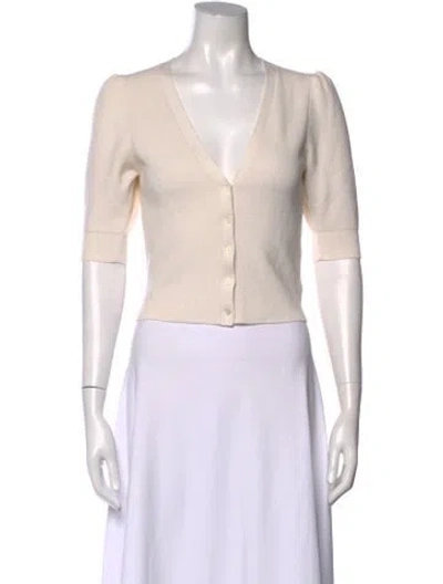 Pre-owned Frame V-neck Sweater In Neutral