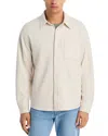 Frame Waffle Textured Shirt In White