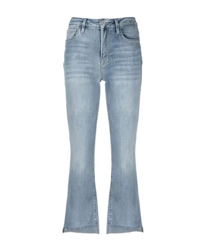 FRAME FRAME WASHED CROPPED JEANS